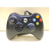 Control Xbox 360 Alámbrico Black Original Usado Buen Estado.