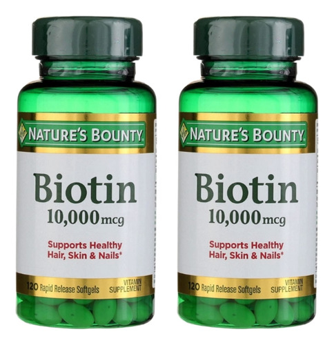 Biotina 10.000 Mcg 240 Capsulas - Unidad a $149199