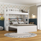 Beliche Family Queen Com Nichos 100% Mdf Wt