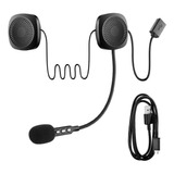 Auriculares Bluetooth Con Micrófono Gadnic Para Casco 17 Hs