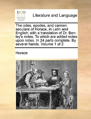 Libro The Odes, Epodes, And Carmen Seculare Of Horace, In...