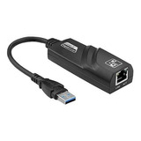 Convertidor Usb 3.0 A Red 1000mbps + Cable De Red 2 Metros