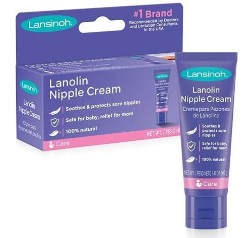 Lansinoh Lanolin Nipple Cream For Breastfeeding, 1.41 Onzas 