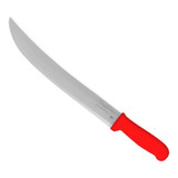 Cuchillo Bistecero Curvo Rojo 14p Caledonia Cabic-14r B D V