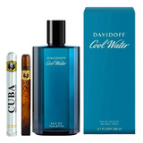 Cool Water Davidoff 200ml Caballero+perfume Cuba 35ml