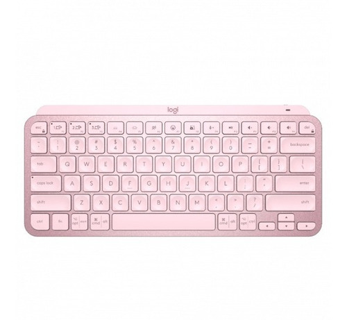 Teclado Sem Fio Logitech Mx Keys Mini Bluetooth Usb Rosa