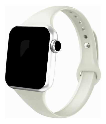 Pulseira Silicone Slim Fina Para Apple Watch Smartwatch Iwo