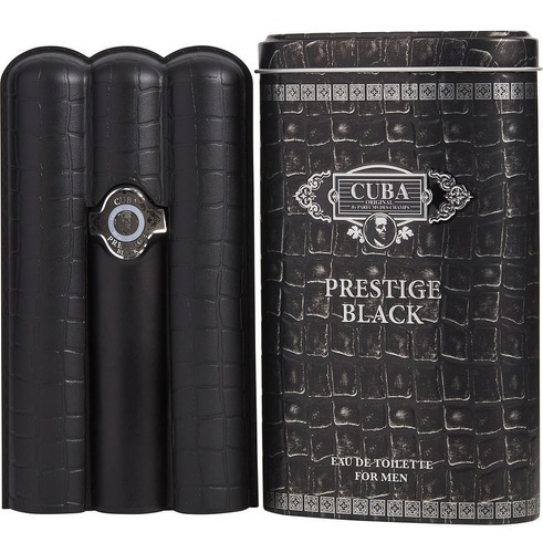 Perfume Cuba Prestige Black 90 Ml De Colección Tipo Habano !