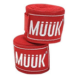 Vendas Boxeo Vendaje Box Kickboxing Mma Muuk 5cm X 4,5mt Par Color Rojo