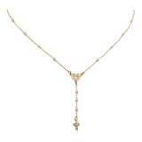 Gargantilla Con Perlas, Dije Corazon Incluido Oro 14k