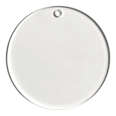 Circulos Acrilico Transparente 50pz Para Llavero 3mm 10cm | Envío gratis
