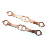 Sbc Oval Port Copper Header Exhaust Gaskets For Sb Chevy Llj