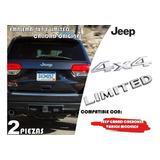 Emblemas 4x4 Y Limited Jeep Grand Cherokee Original Calidad