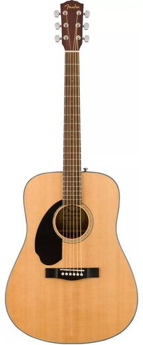 Guitarra Acústica Fender Classic Design Cd-60s Zurdo Natural