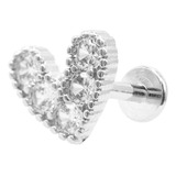 Piercing Lbjmb22 Helix Corazón Con Piedras Acero  316l 1un