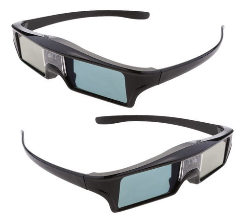 2 Piezas Gafas 3d Activo Para Proyector De 144hz Para Ver