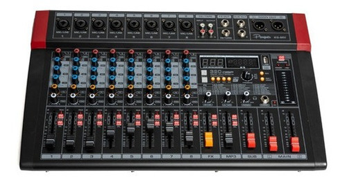 Mixer Consola Digital Parquer 8 Canales 320 Efectos