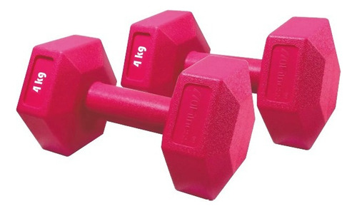 Mancuerna 4kg X 2 Unidades Calidad Pvc Gym Fabrica 770store