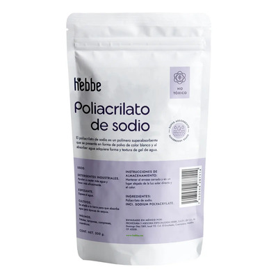 Hidrogel Hebbe Cosmetics Poliacrilato de Sodio Jelly Spa 500g | Meses sin interés