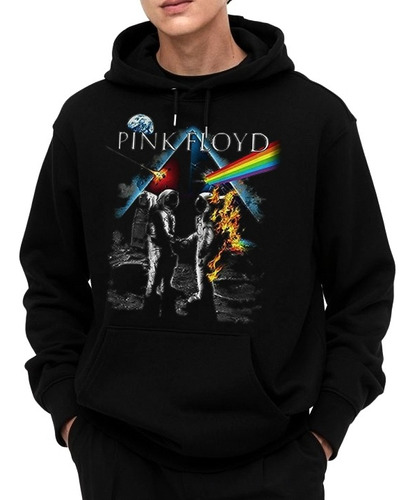 Moletom Pink Floyd Blusa De Frio Moleton Canguru Capuz M4