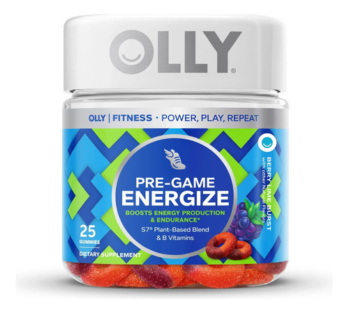 Olly Pre-juego Energizate 25 Gomitas Pre-game Energize Sport