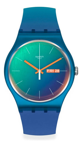 Reloj Swatch Unisex Fade To Teal So29n708 Agente Oficial