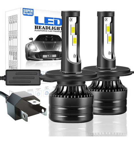 Kit Faros Led H4 9003 Alta Baja 140000lm 80w Para Volkswagen