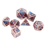 Juego De Cartas Rpg De Metal Poliédrico Table Game Gear Dice