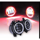 Faros Led Nieblas Aro Rojo Dodge Journey 2010 2011 2012 2013