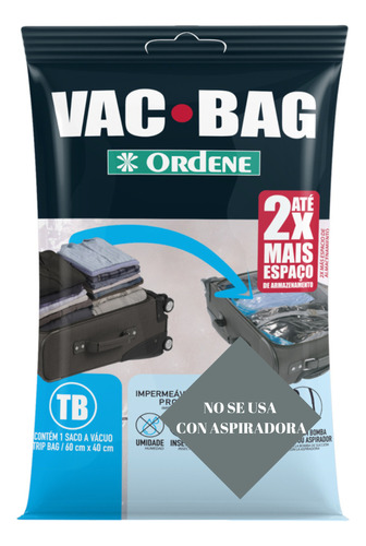 Bolsa Al Vacío Para Ropa Vac Bag Viaje (trip Bag) 