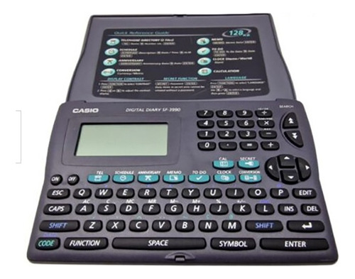 Calculadora Casio 128k Digital Diary Sf-3990