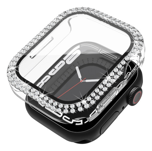 Funda Case Protector Para Apple Watch S9/8/7 Diamante 42mm