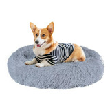 Cama Redonda Para Perros Y Gatos, Suave Y Lavable, Anti-estr