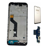 Frontal Tela Display Aro G9 Play Xt2083 + Conector + Pel 3d