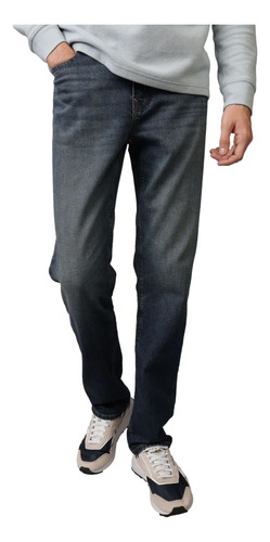 Jeans Easyflex Original Straight American Eagle Dark Clean | Meses sin interés