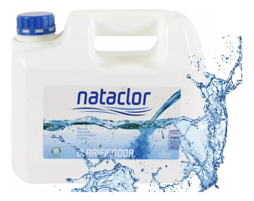 Clarificador Clásico De 5ltrs Nataclor Rinde Mas P/ Pileta