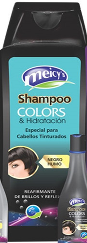 Shampoo Color Negro Humo 350ml Meicy - mL a $85