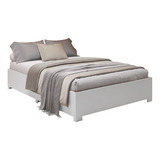 Cama Box Base Casal Desmontável Aruba/branco 