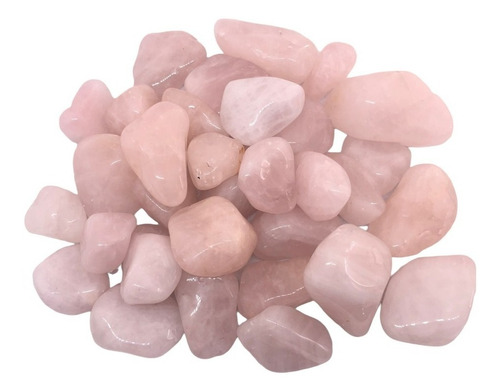 Pedra Natural Quartzo Rosa Rolada Polida 2-3cms - 250g