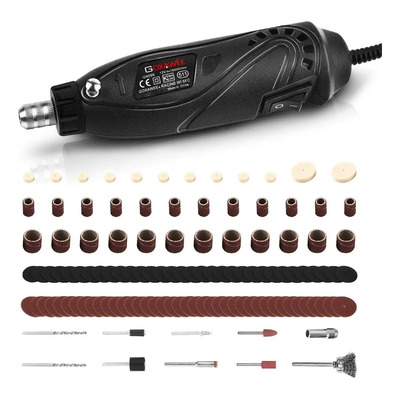 Goxawee Mini Taladro De Pulido Mototool Con 115 Pzas Potencia 18 W 16000RPM | MercadoLibre