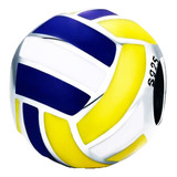 Charm Pelota De Voley - Plata De Ley S925