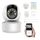Cámara De Seguridad Wifi Smart Home Con Alarma Ip Hd 1080p