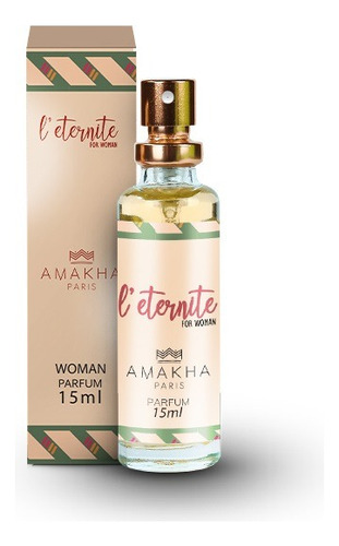 Perfume Feminino L'eternite Amakha Paris 15ml Bolsa Ou Bolso Fragrância Floral Dia Edp Fixação Spray Presente Mini Notas