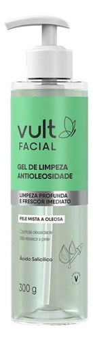 Gel De Limpeza Facial Antioleosidade Pele Oleosa Vult 300g