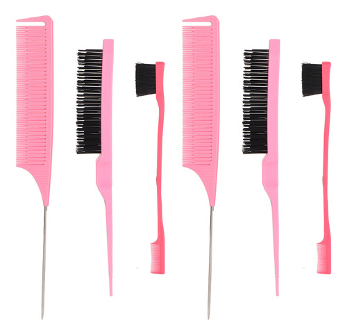 Set Teasing Combs, Peine Para Cola De Rata, Ligero, Portátil