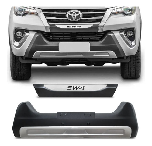 Aplique Protetor Frente Hilux Sw4 2016 A 2020 Tgpoli