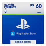 Gift Card Psn Playstation Ps4 Ps5 Cartao R$ 60 Reais Br