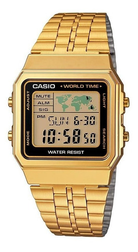 Reloj Casio Retro A-500wga-1d Original Local Barrio Belgrano