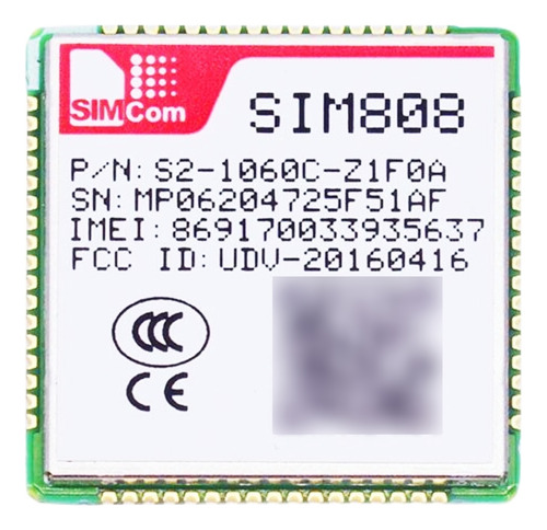 Modulo Evaluacion Sim 808 Sim-808 Sim808 Gps Gsm Gprs