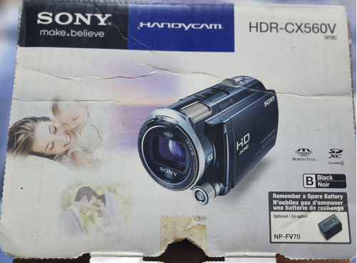 Filmadora Sony Hdr-cx560v Com Tripé Profissional